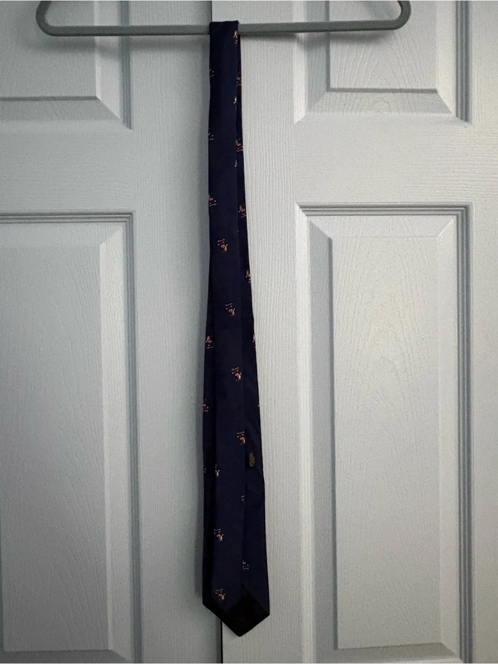 Brooks Brothers Santa Skateboard Tie Navy & Red